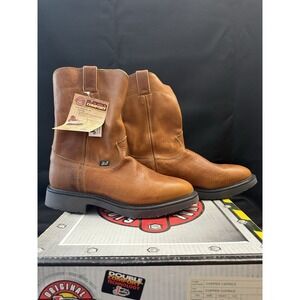 New NIB Justin Original Work Boot Copper Caprice size 11 D toe WB 4762 pull on‎